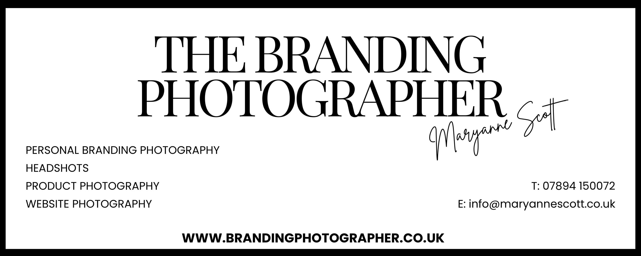 The Branding Photographer