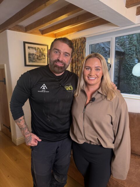 Emily Mallender with Ant Middleton