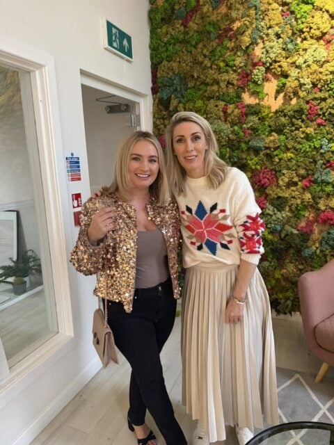 Emily Mallender with Carrie Green
