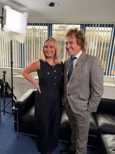 Emily Mallender with Charlie Mullins OBE