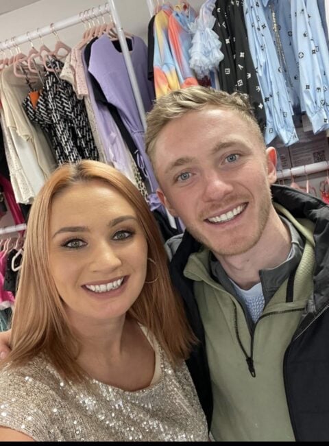 Emily Mallender with Nile Wilson