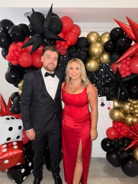 Emily Mallender with Sam Teale