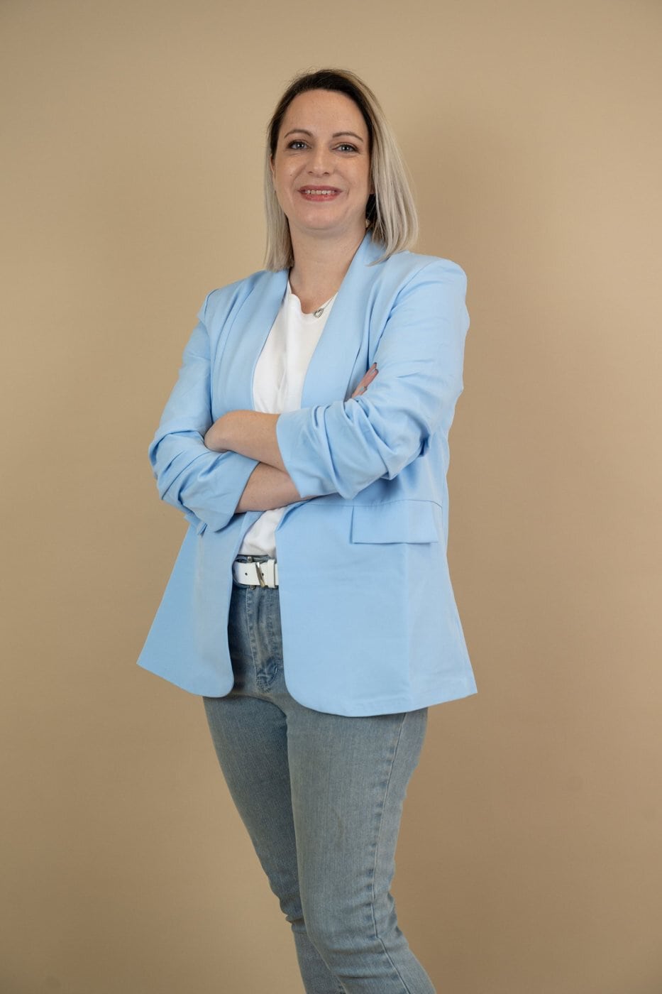 Woman business owner in her personal brand photo, shot by EMpowered Media