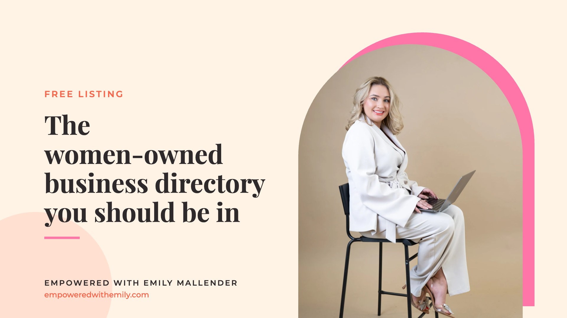 The women-owned business directory you should be in: blog by Emily Mallender, business coach for women